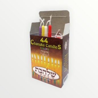 נרות חנוכה לילדים (44 יח')